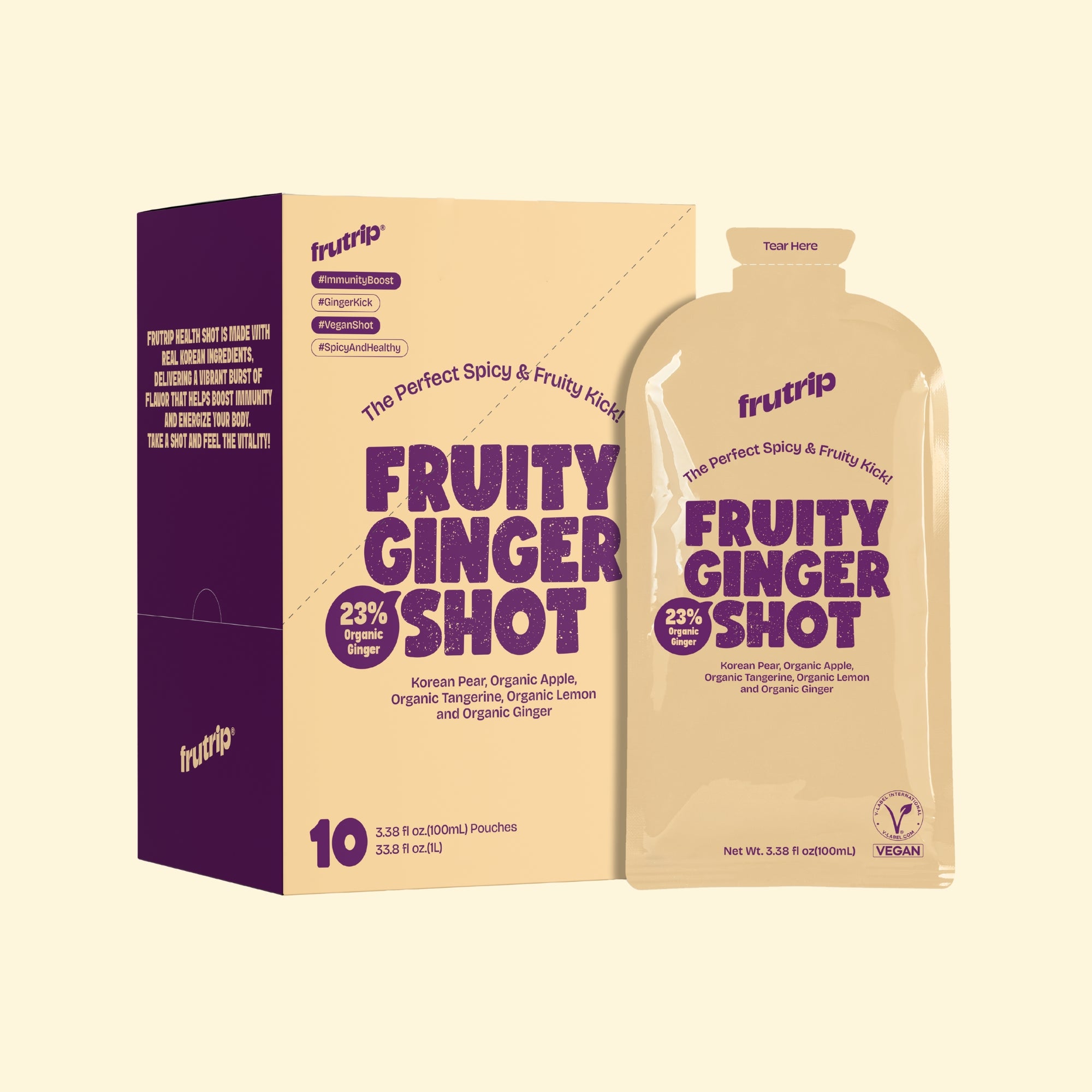 프루트립 비건 진저샷 FRUTRIP Fruity Ginger Shot for Sangria Lovers