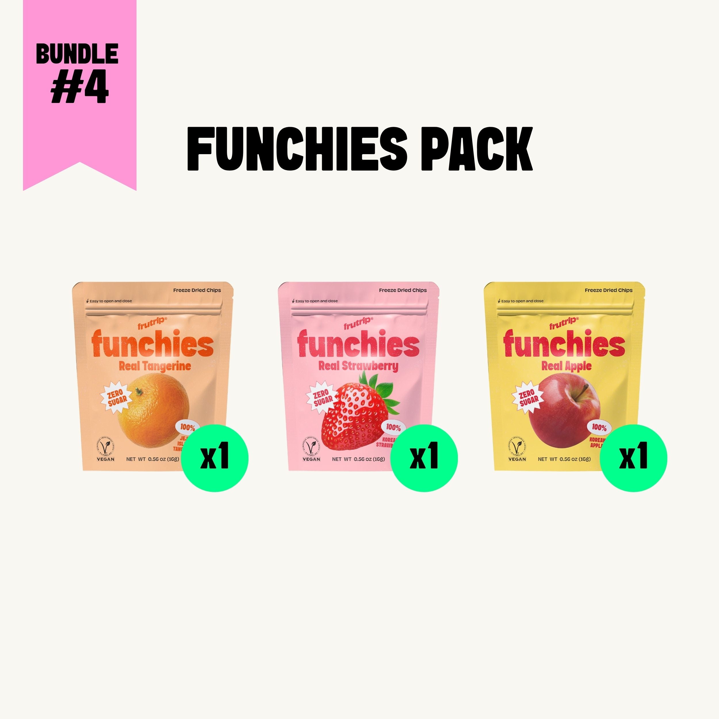 [PickUP #1.] FUNCHIES Real Fruit Starter Pack