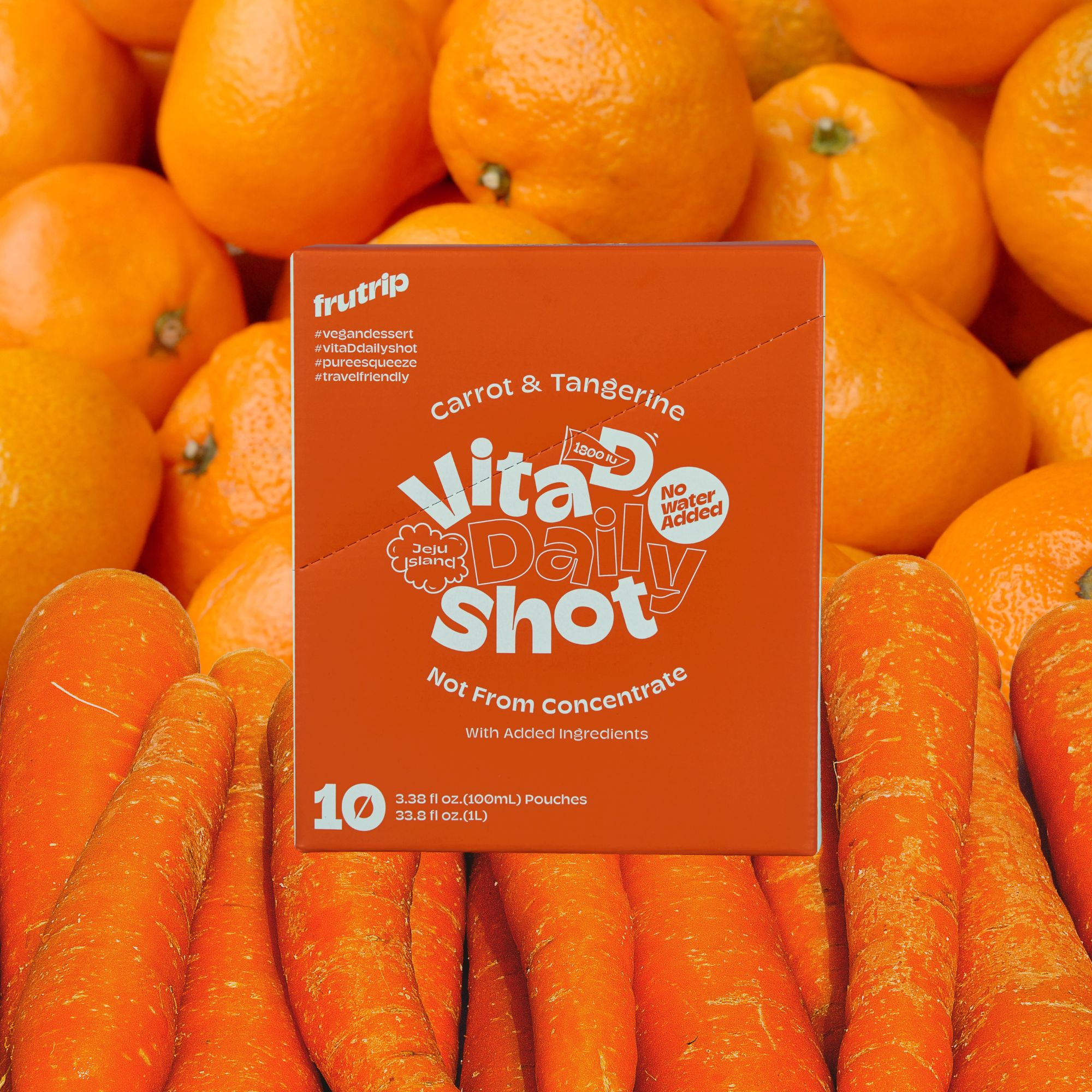 FRUTRIP VEGAN Vita D DailyShot - Carrot & Tangerine